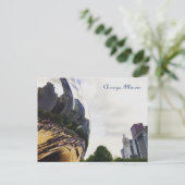 Chicago Illinois Die Bean Post Card Postkarte (Stehend Vorderseite)