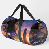 CHICAGO - ILLINOIS DUFFLE BAG (Rechte Ecke)