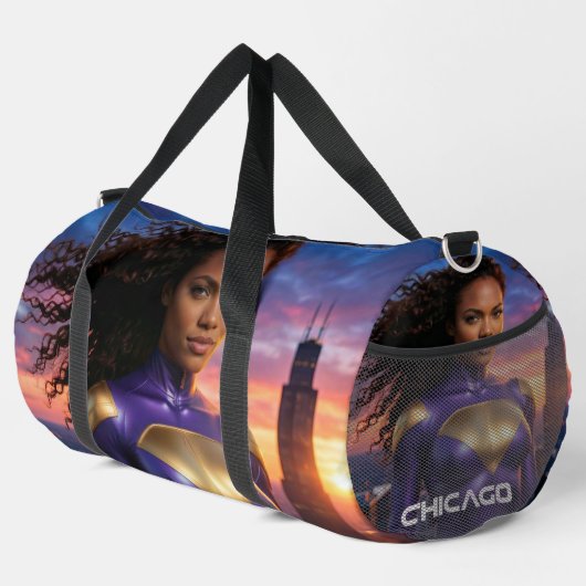 CHICAGO - ILLINOIS DUFFLE BAG (Rechte Ecke)