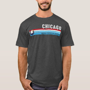 Chicago Illinois Est 1833 Vintag Classic Retro St T-Shirt
