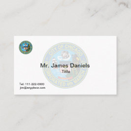 Chicago Illinois Great Siegel Visitenkarte