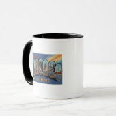 Chicago, Illinois - Große Buchstabenszenen Tasse (Vorderseite Links)