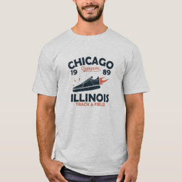 Chicago Illinois IL Varsity Style Sports  T-Shirt