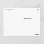 Chicago Illinois (IL) Vereinigte Staaten, Amerika Postkarte (Rückseite)