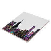 Chicago, Illinois in Graffiti Fliese (Seite)