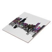 Chicago, Illinois in Graffiti Fliese (Seite)