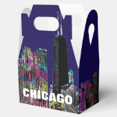 Chicago, Illinois in Graffiti Geschenkschachtel (Geöffnet)