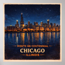 Chicago Illinois Jahrhundertfeier Beginn des Trail
