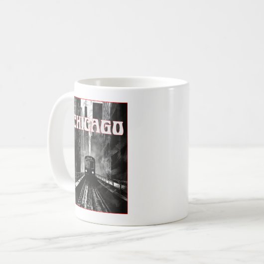 Chicago Illinois Kaffeetasse (Vorderseite Links)