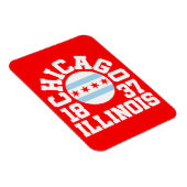 Chicago, Illinois Magnet (Rechte Seite)