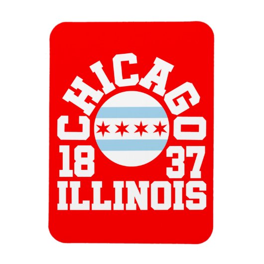 Chicago, Illinois Magnet (Vertikal)