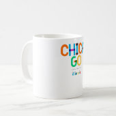 Chicago Illinois Mid Century, Pop Art, Kaffeetasse (Vorderseite Links)