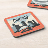 Chicago, Illinois | Millennium Park Getränkeuntersetzer (Linke Seite)