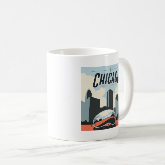 Chicago, Illinois | Millennium Park Kaffeetasse (VorderseiteRechts)