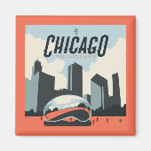 Chicago, Illinois | Millennium Park Magnet (Vorne)