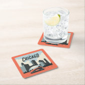 Chicago, Illinois | Millennium Park Rechteckiger Pappuntersetzer (Vor Ort)