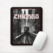 Chicago Illinois Mousepad (Mit Mouse)