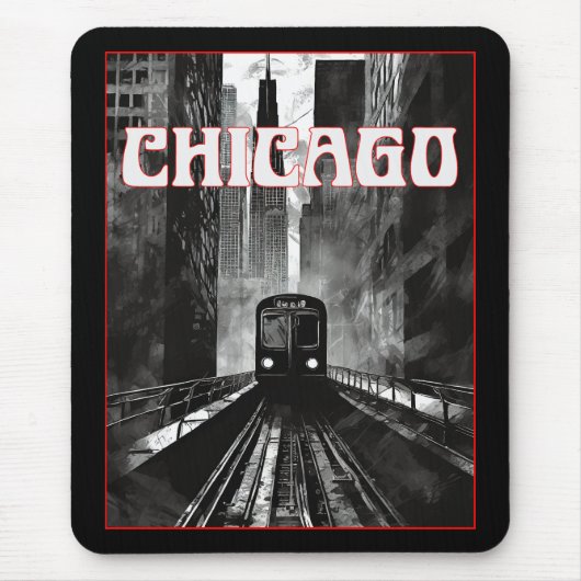 Chicago Illinois Mousepad (Vorne)