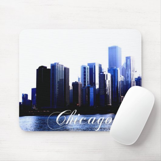 Chicago Illinois Mousepad (Mit Mouse)