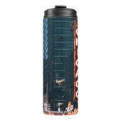 Chicago Illinois Neon Sign Thermosbecher (Vorderseite)