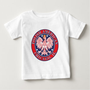 Chicago Illinois Polish Baby T-shirt
