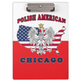 Chicago Illinois Polish Klemmbrett (Vorderseite)
