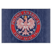 Chicago Illinois Polish Schneidebrett (Vorderseite)