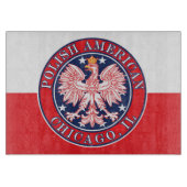 Chicago Illinois Polish Schneidebrett (Vorderseite)