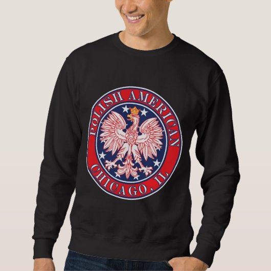Chicago Illinois Polish Sweatshirt (Vorderseite)