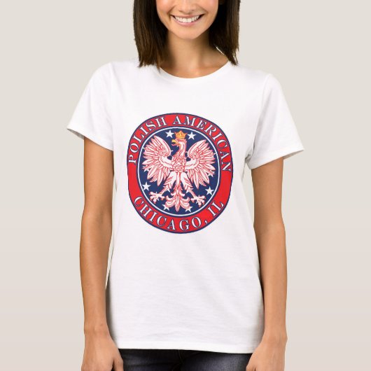 Chicago Illinois Polish T-Shirt (Vorderseite)