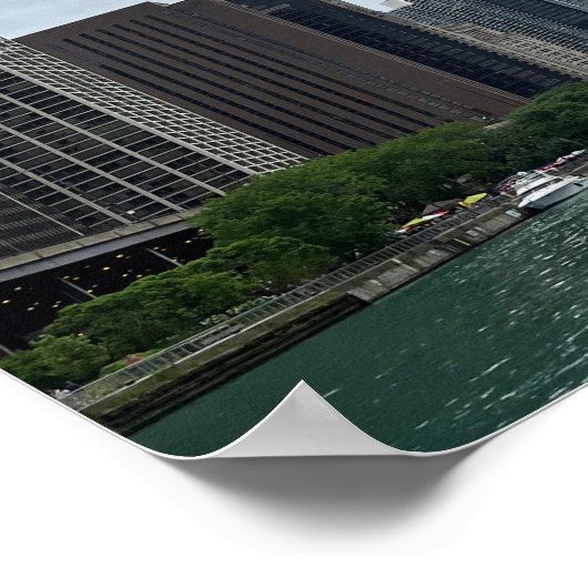 Chicago Illinois Poster (Ecke)