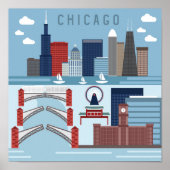 Chicago Illinois Poster (Vorne)