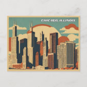 Chicago, Illinois Postkarte (Vorderseite)