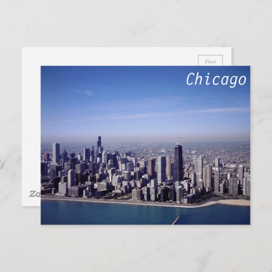 Chicago, Illinois Postkarte (Vorne/Hinten)