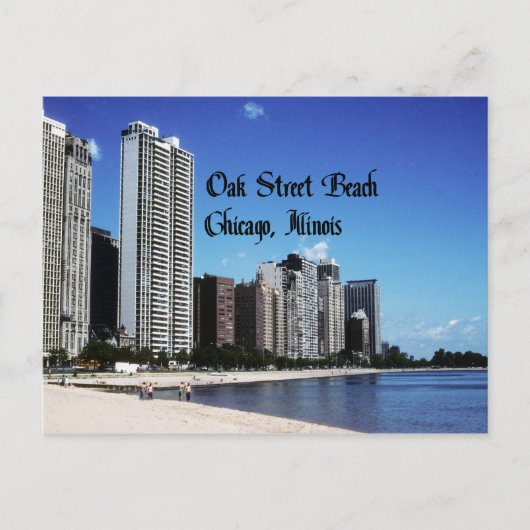 Chicago Illinois Postkarte (Vorderseite)