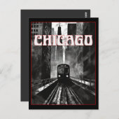 Chicago Illinois Postkarte (Vorne/Hinten)