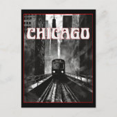 Chicago Illinois Postkarte (Vorderseite)