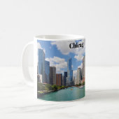 Chicago Illinois River City Skyline Travel Foto Kaffeetasse (Vorderseite Links)