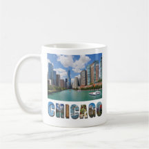 Chicago Illinois River Skyline Travel Foto