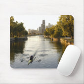 Chicago, Illinois, Rowers in der Lagune von Lincol Mousepad (Mit Mouse)