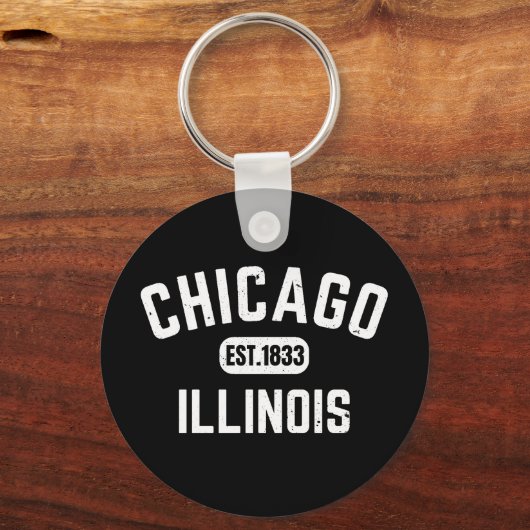 Chicago Illinois Schlüsselanhänger (Vorderseite)