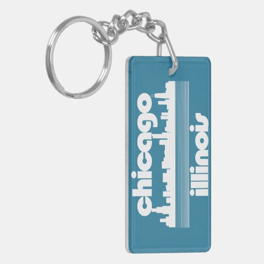Chicago, Illinois Schlüsselanhänger (Vorderseite links)