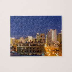 Chicago, Illinois, Skyline-Aufnahme aus West Loop Puzzle