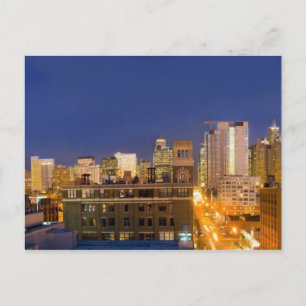 Chicago, Illinois, Skyline-Aufnahme von West Loop Postkarte