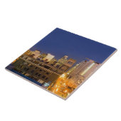 Chicago, Illinois, Skyline aus West Loop Fliese (Seite)