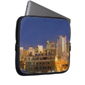 Chicago, Illinois, Skyline aus West Loop Laptopschutzhülle (Vorne Rechts)