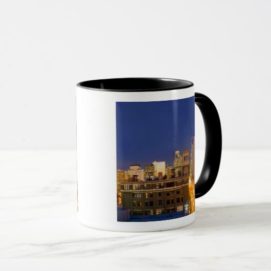 Chicago, Illinois, Skyline aus West Loop Tasse (VorderseiteRechts)