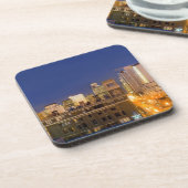 Chicago, Illinois, Skyline aus West Loop Untersetzer (Linke Seite)