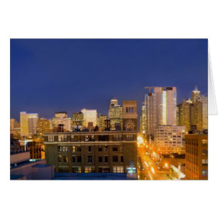 Chicago, Illinois, Skyline-Blick vom West Loop