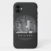 Chicago Illinois Skyline Case-Mate iPhone Hülle (Rückseite)